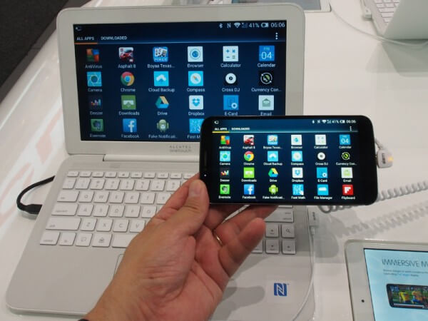 まるでノートPCのようなOne Touch laptop