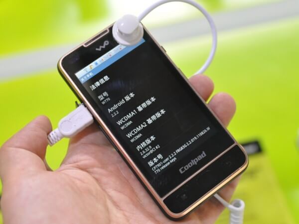 2011年に発売された過去唯一の3G+3GデュアルSIMスマホ、Coolpad W770