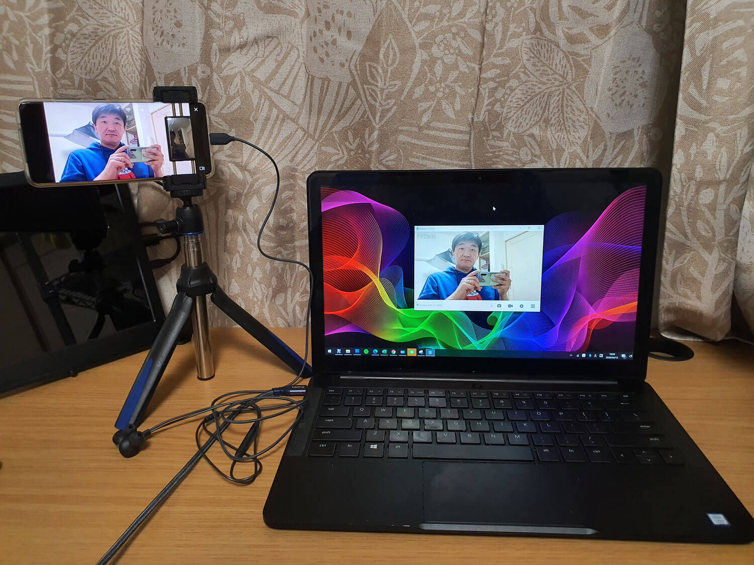 スマホがWEBカメラになった