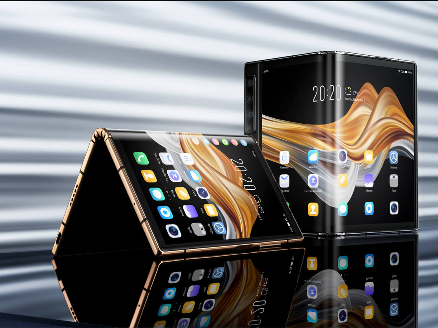 Royoleの2世代目の折りたたみスマートフォン「FlexPai 2」