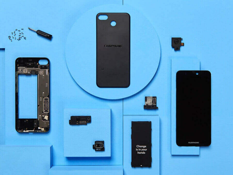 自分でパーツを交換できるFairphone