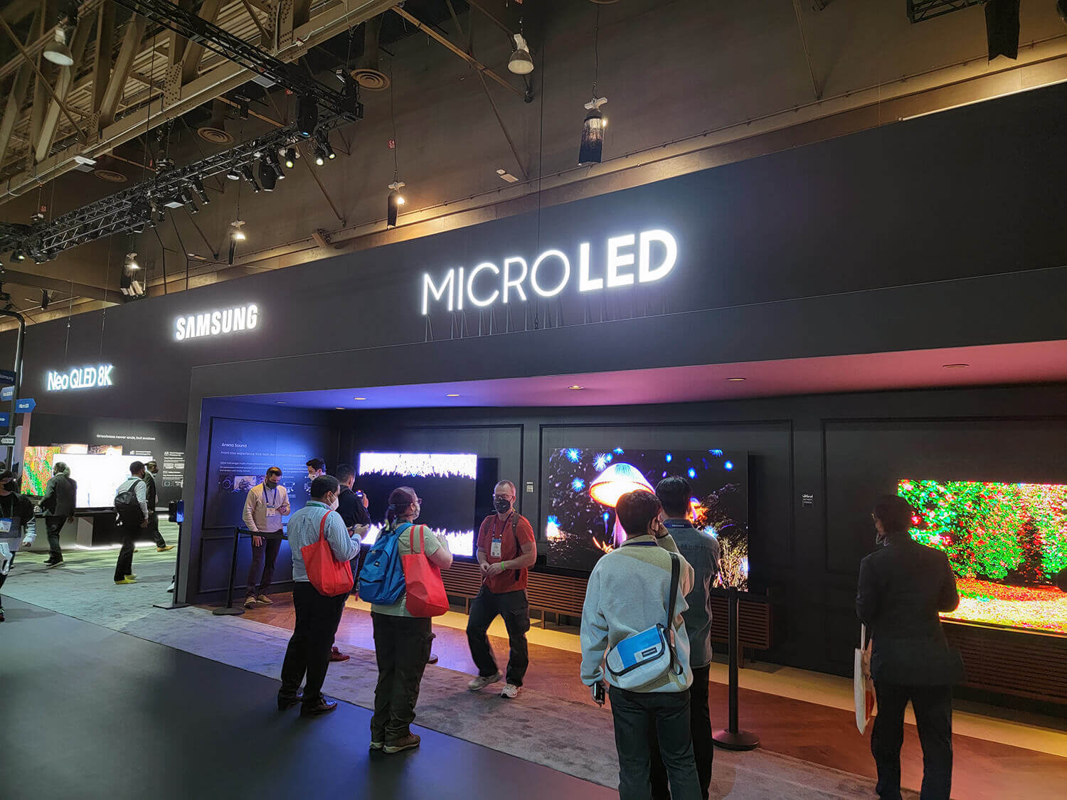 TVを中心に新製品を多数出展したサムスン