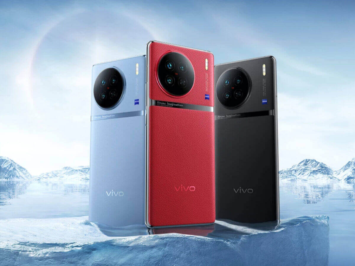 円形カメラデザインのvivo X90 Pro+